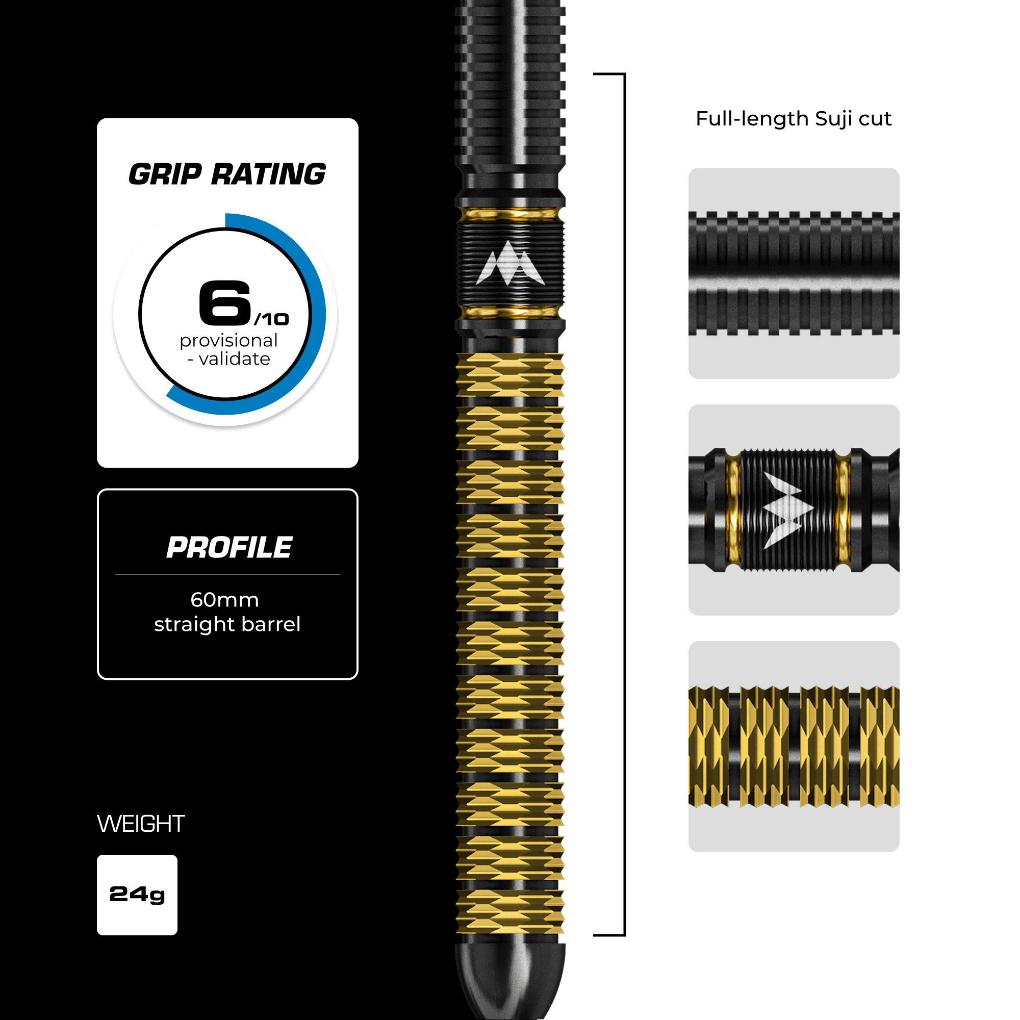 Mission Jake Kenyon Collab Series Rapid Point Steeldarts Details Barrel