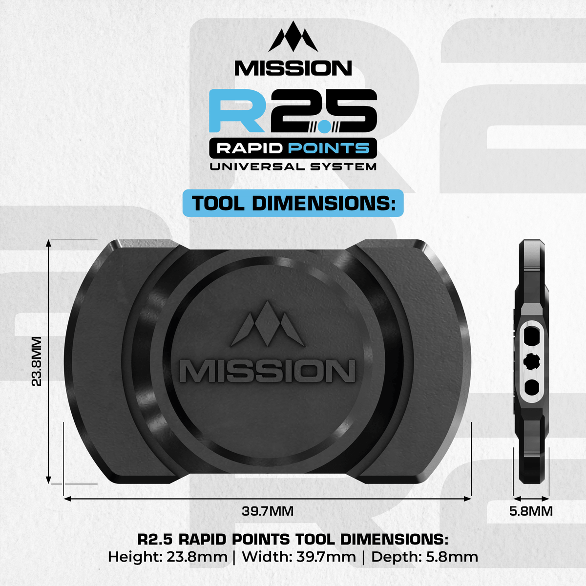 Mission Rapid Point Changer Tool  Maße