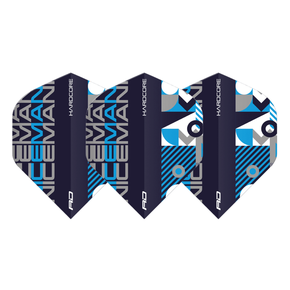 Red Dragon Gerwyn Price Hardcore Blue Flights Set