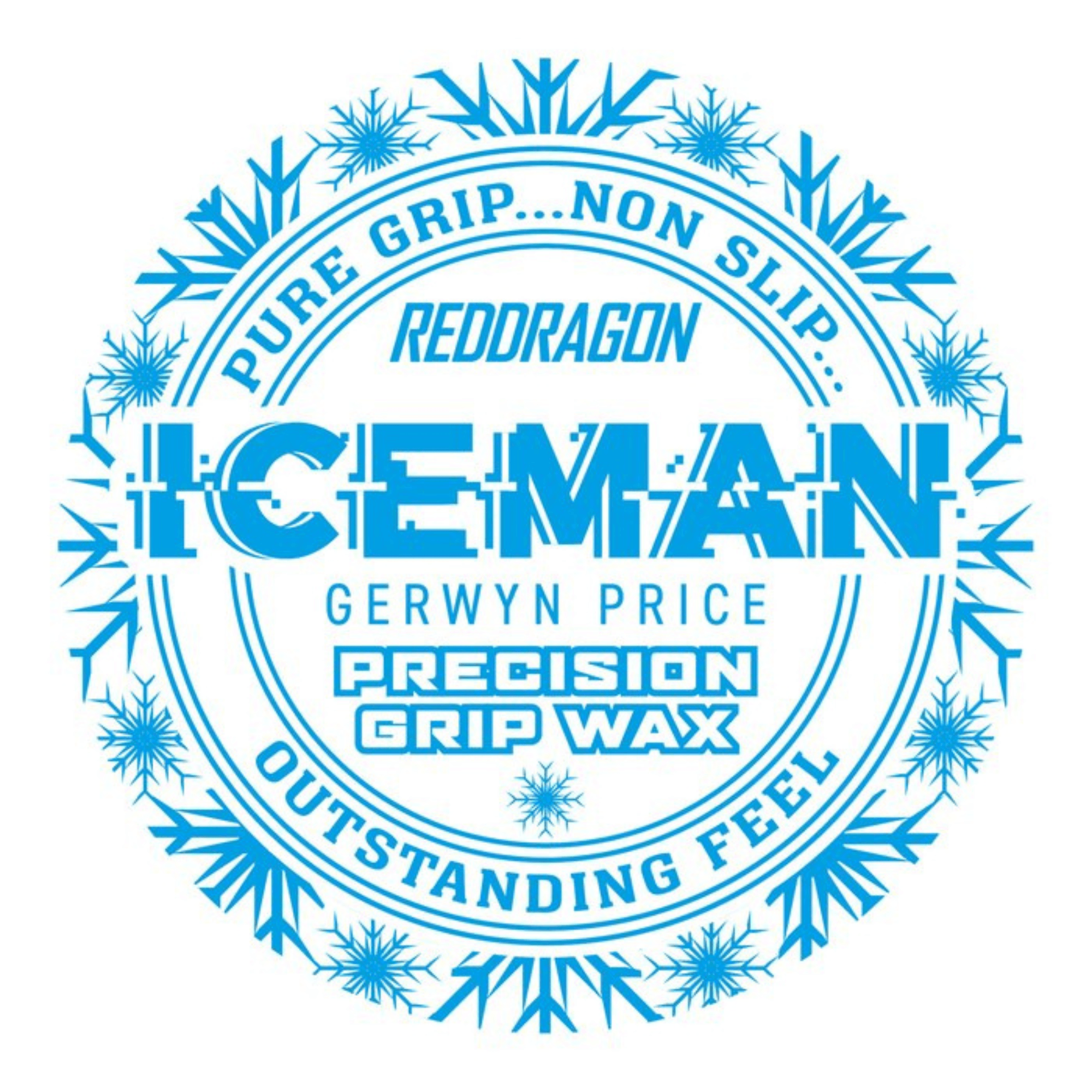 Red Dragon Gerwyn Price Iceman Grip Wax Logo