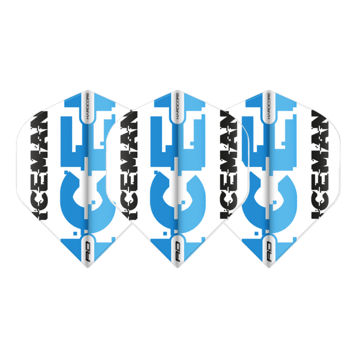 Red Dragon Gerwyn Price Logo Flights - WeißBlau Set