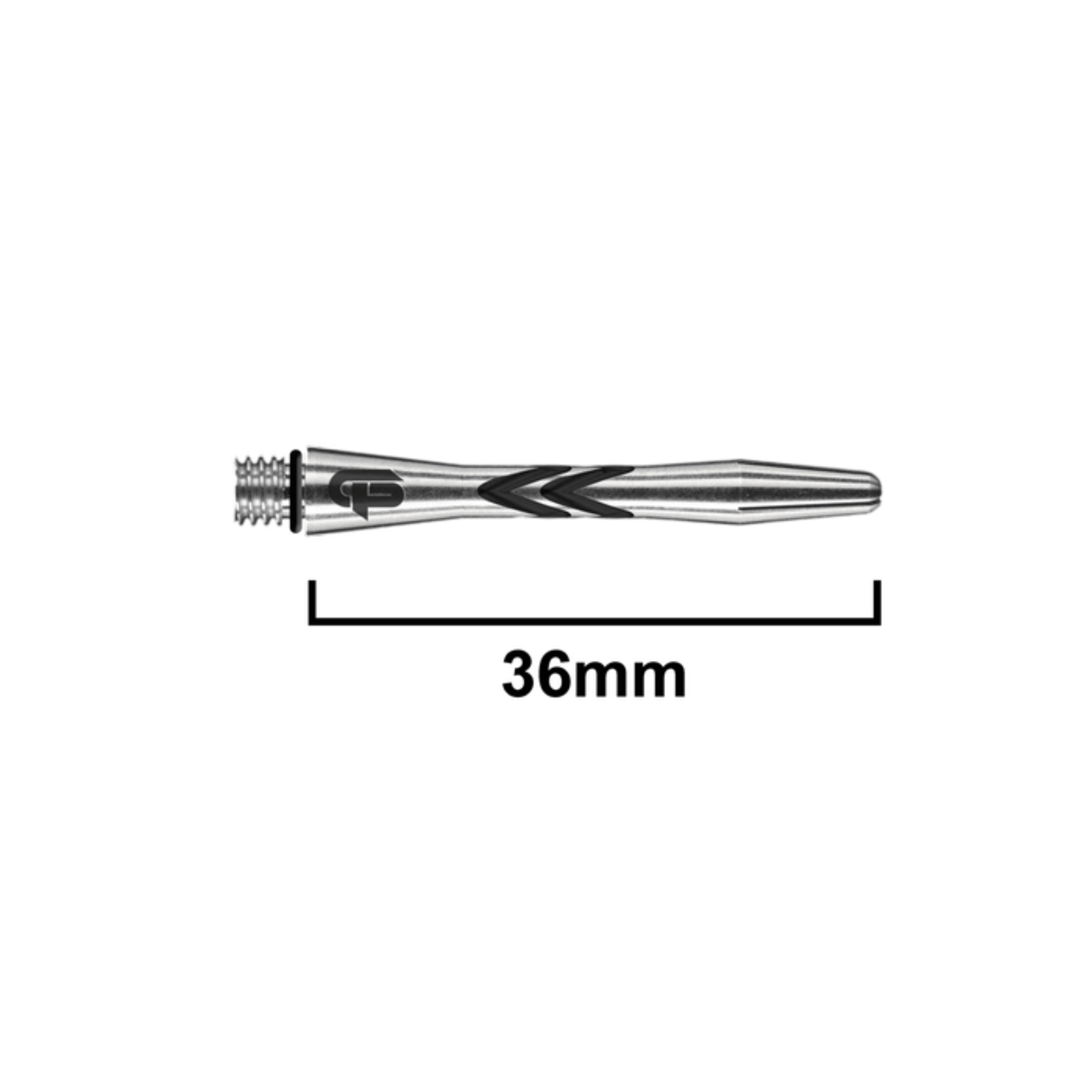 Red Dragon Gerwyn Price V-Groove Black Aluminium Shafts Länge 36mm