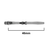 Red Dragon Gerwyn Price V-Groove Black Aluminium Shafts Länge 46mm