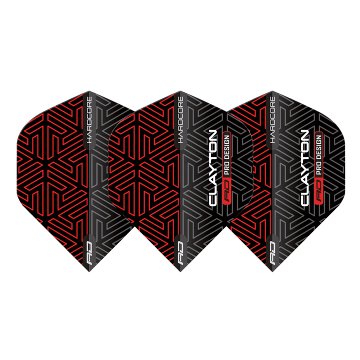 Red Dragon Hardcore Jonny Clayton 6820 Flights Set