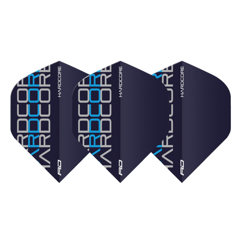 Red Dragon Hardcore XT Blue Stack Flights Set