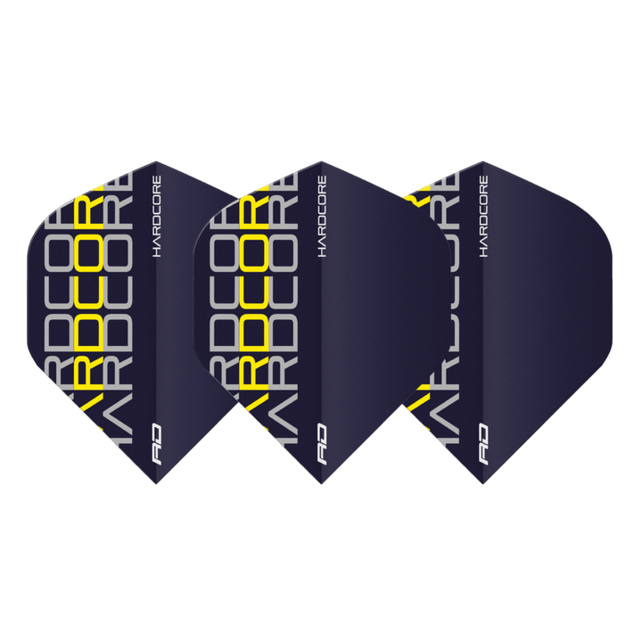 Red Dragon Hardcore XT Yellow Stack Flights Set