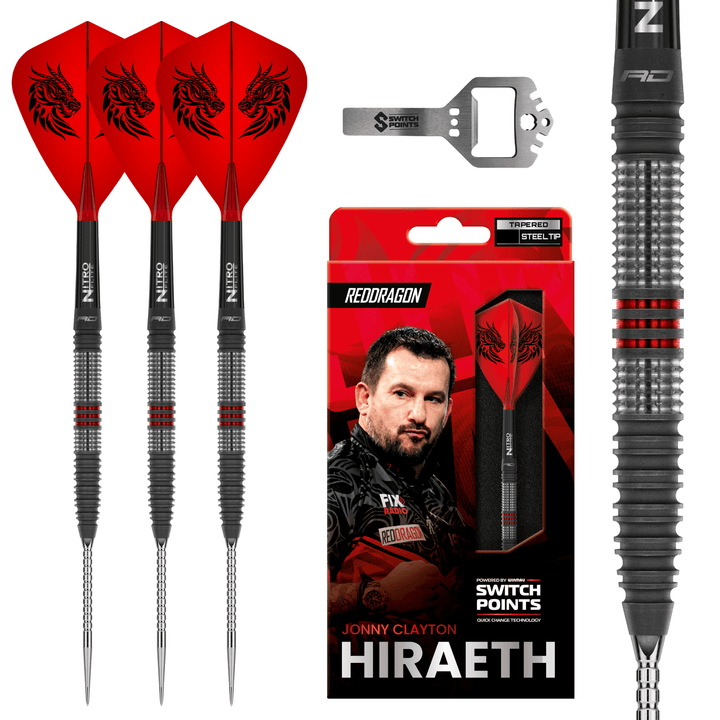 Red Dragon Jonny Clayton Hiraeth Switch Point Steeldarts Packaging