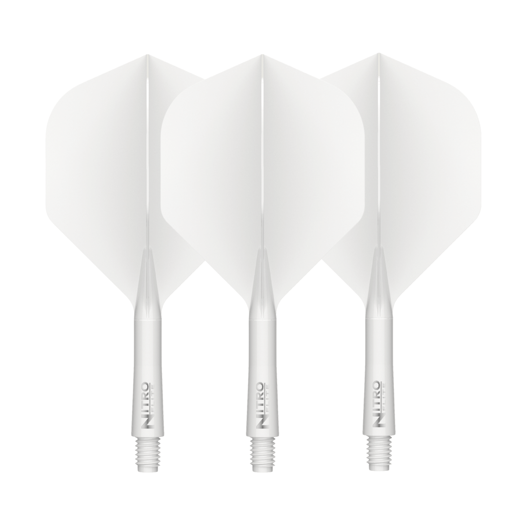 Red Dragon Nitro Flite System White & White