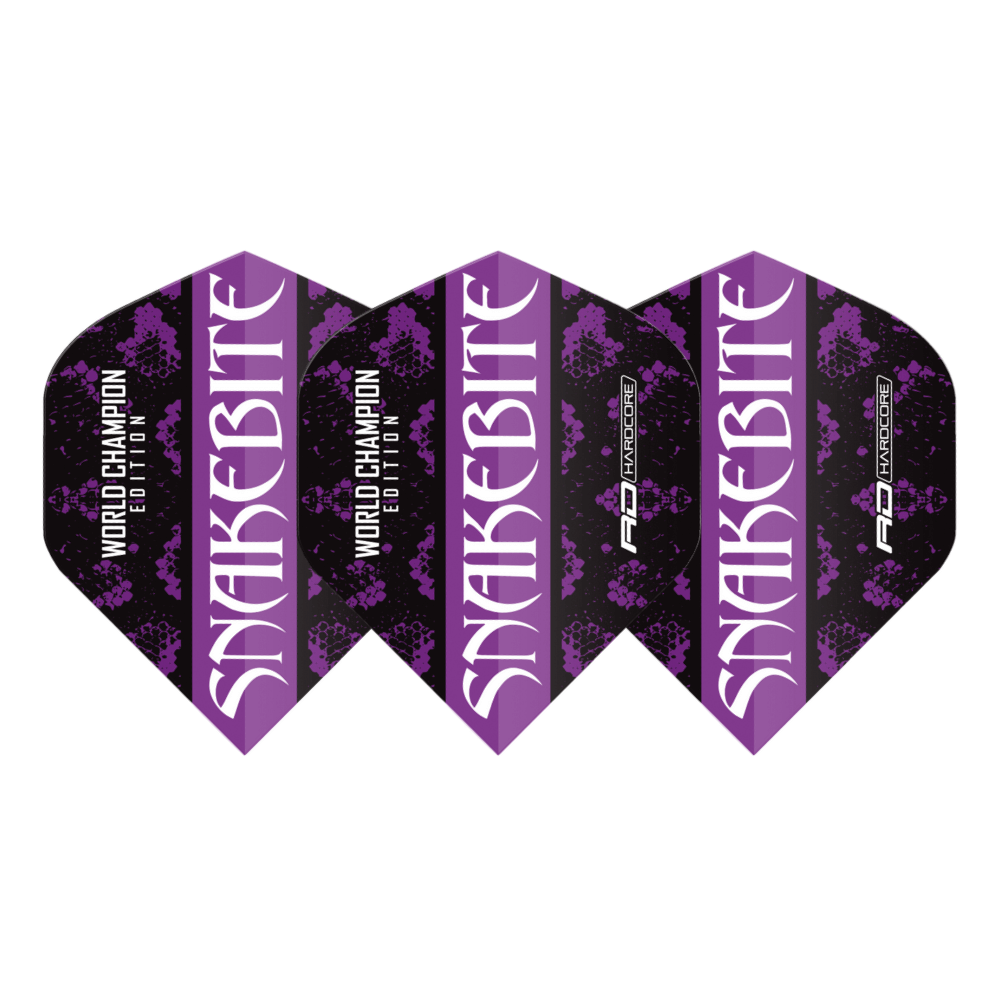 Red Dragon Peter Wright World Champion Flights - Schwarz Set