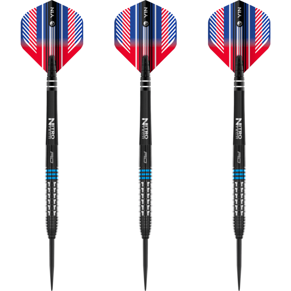 Red Dragon Vengeance Blue Steeldarts Set