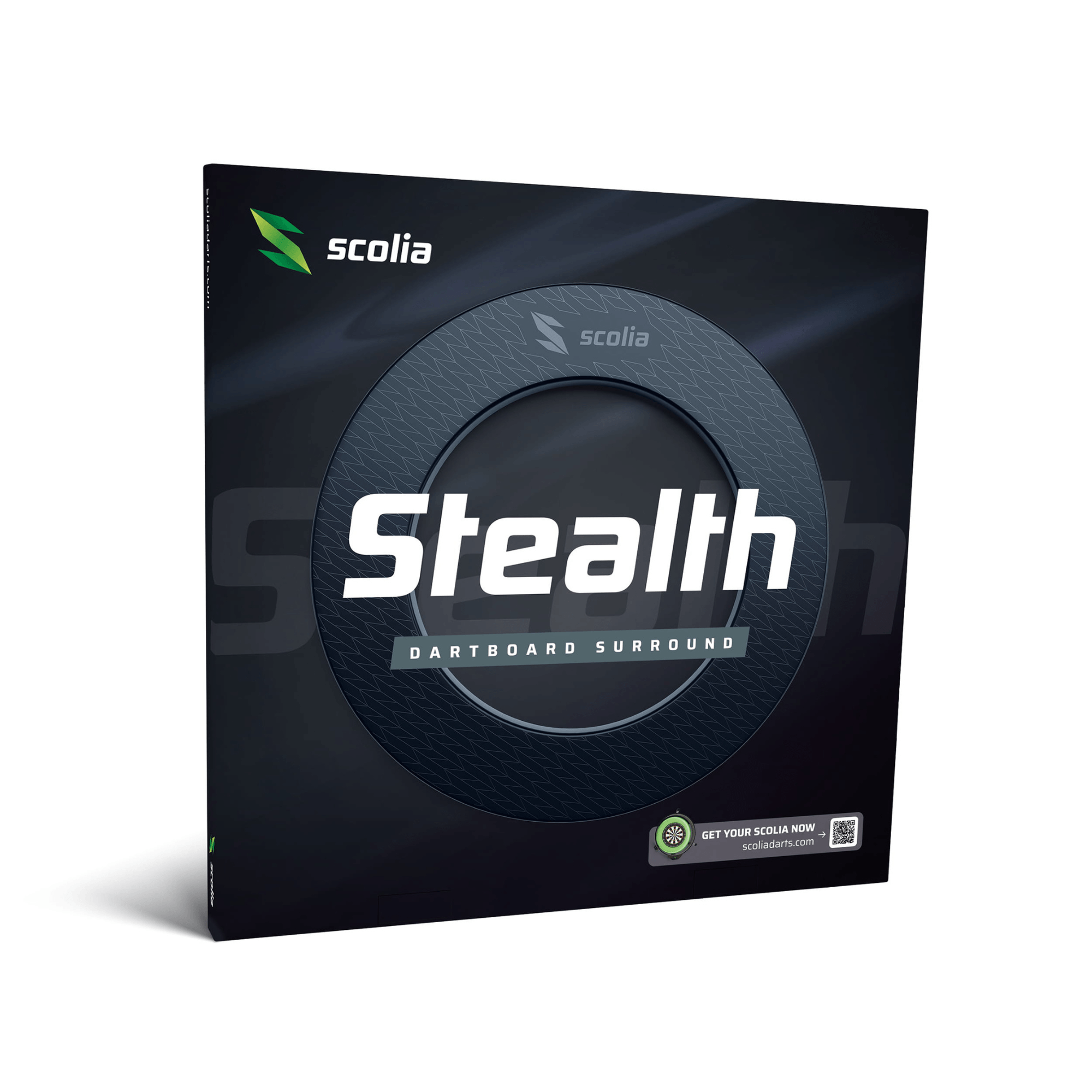 Scolia Stealth Black Dartboard Surround Verpackung