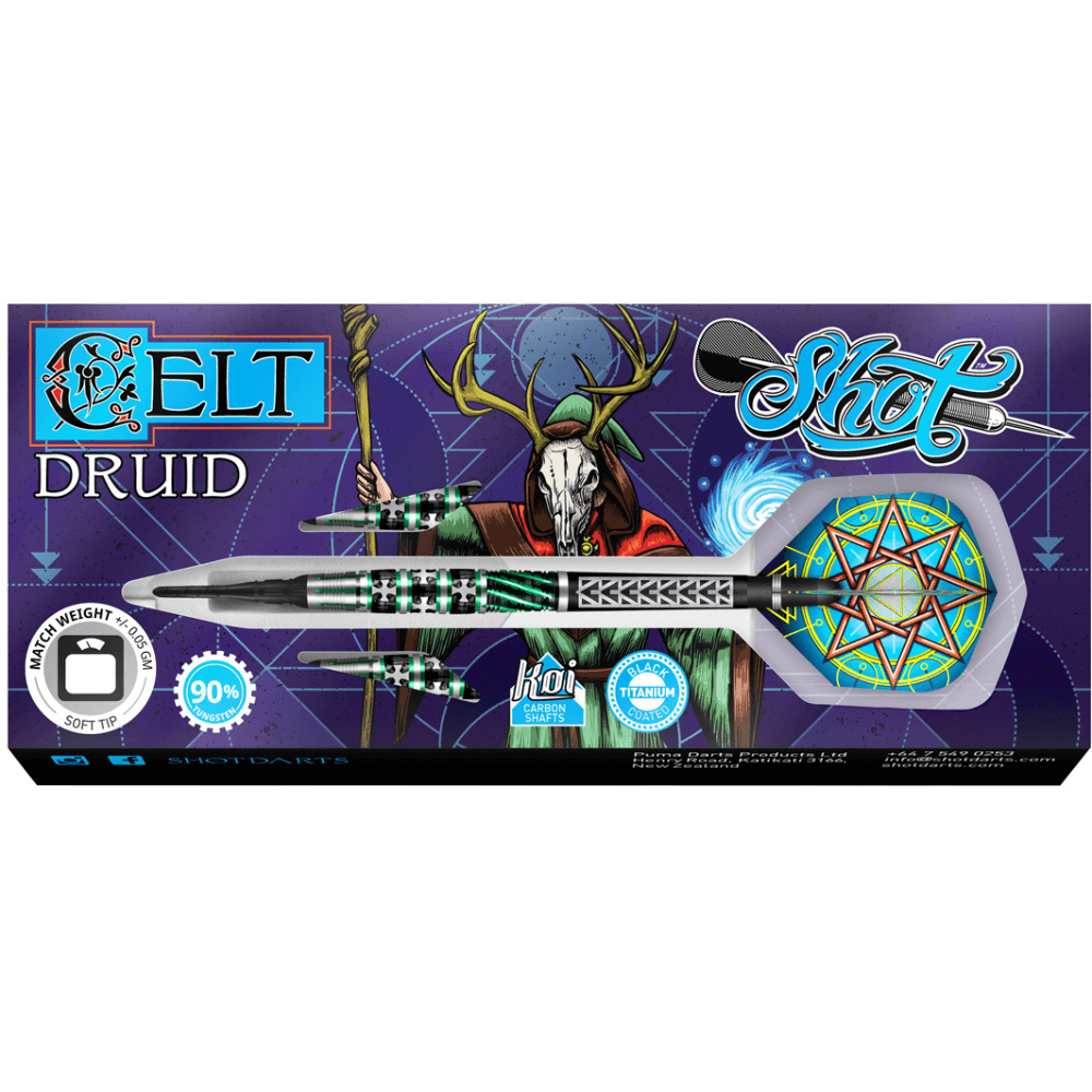 Shot Celt Druid Softdarts Packung