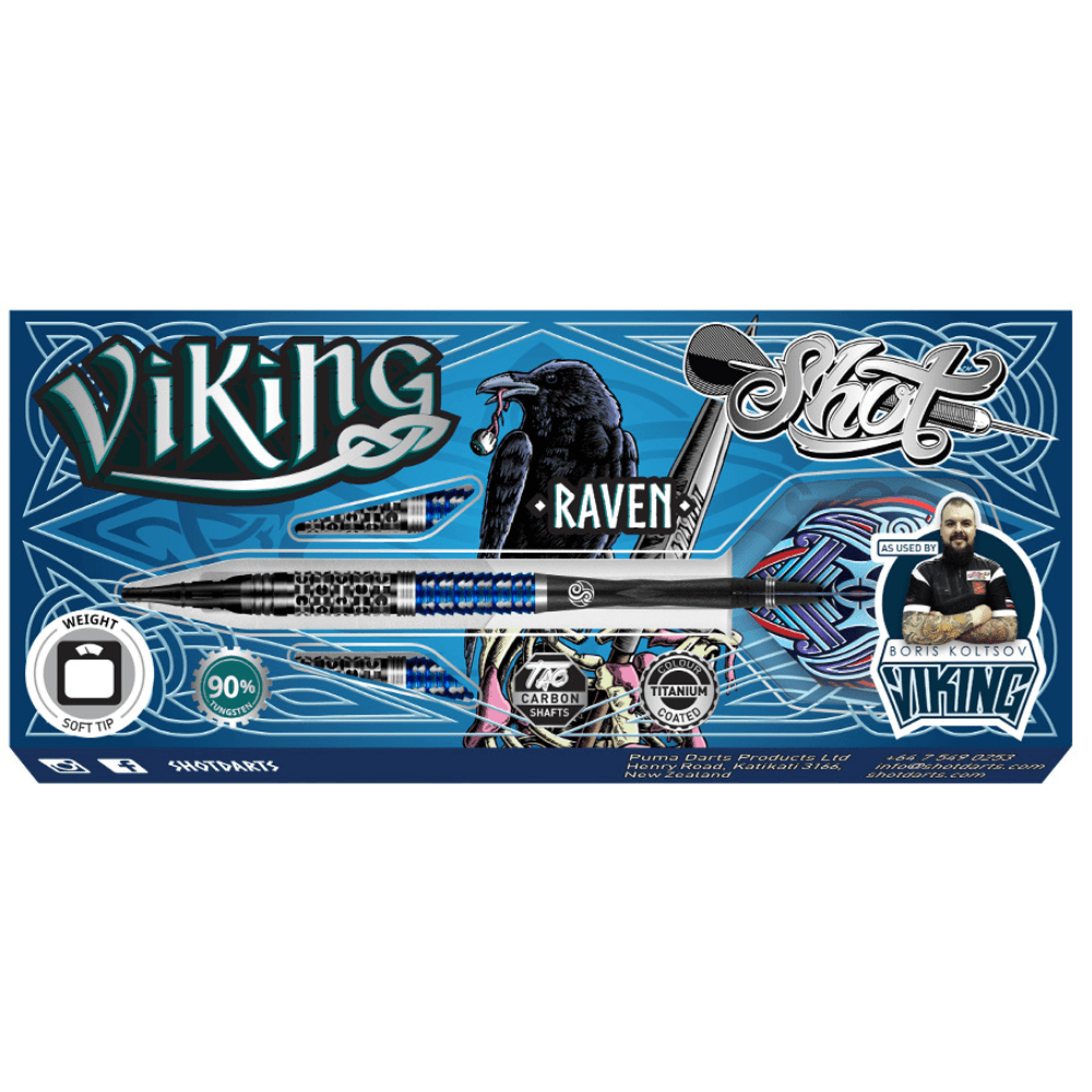 Shot Viking Raven Softdarts Packung