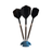 TMX Darts Ständer Basic - Ice (3 Stück) mit Darts