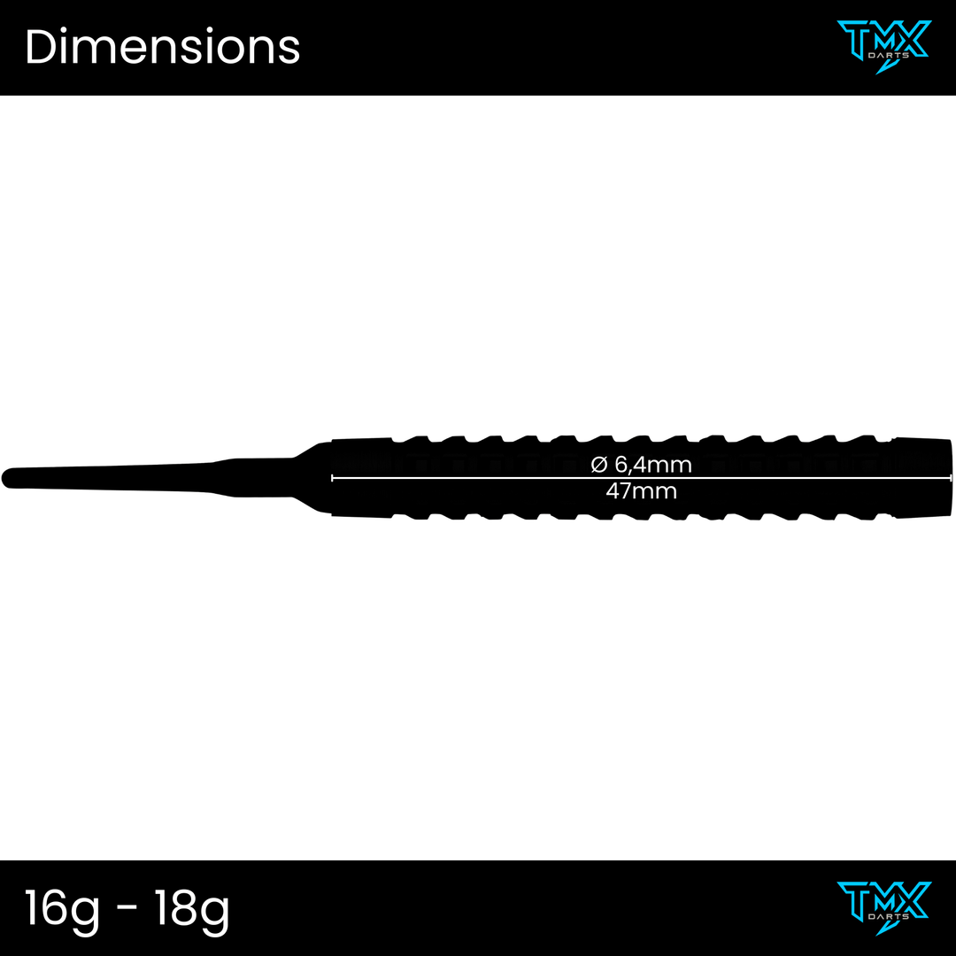 TMX S100 SE Dimensions 16g-18g Softtip