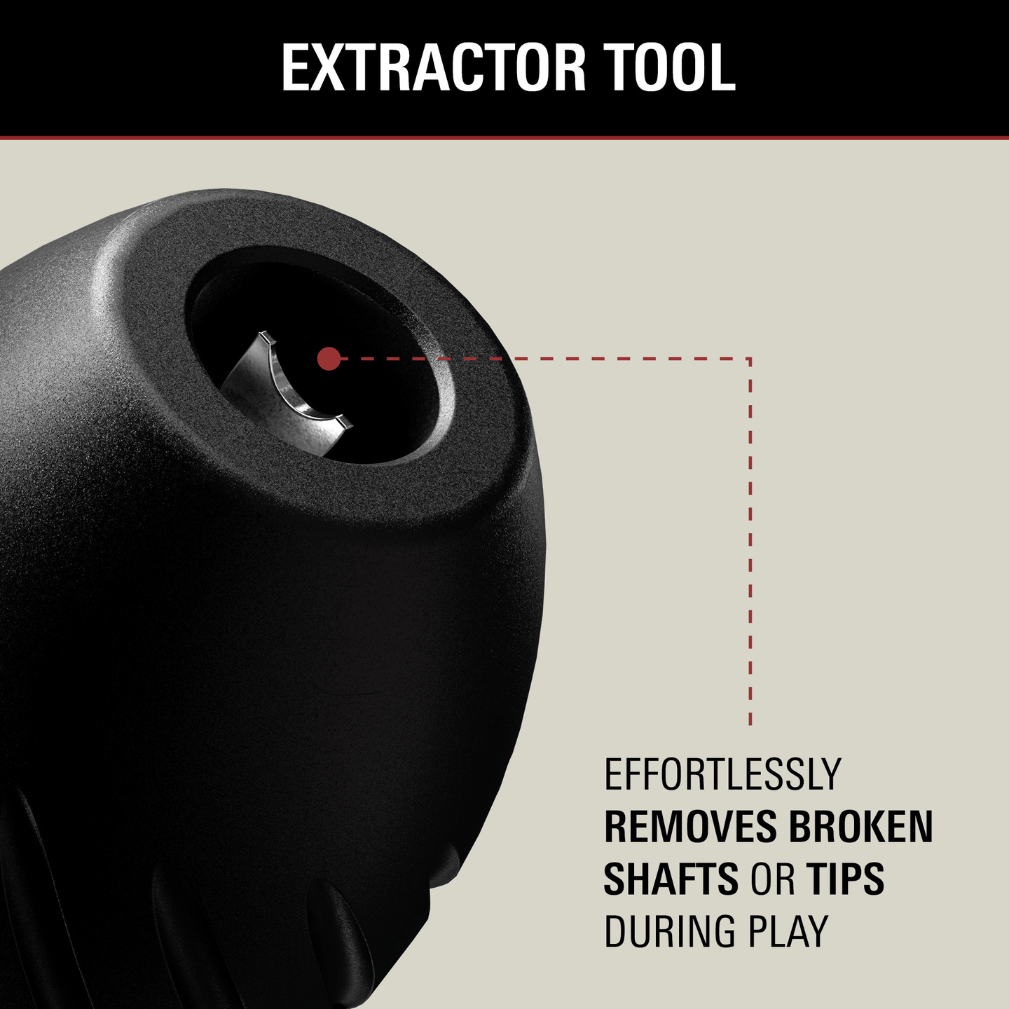 Target Japan AL3 Tip Case - Black Extractor Tool