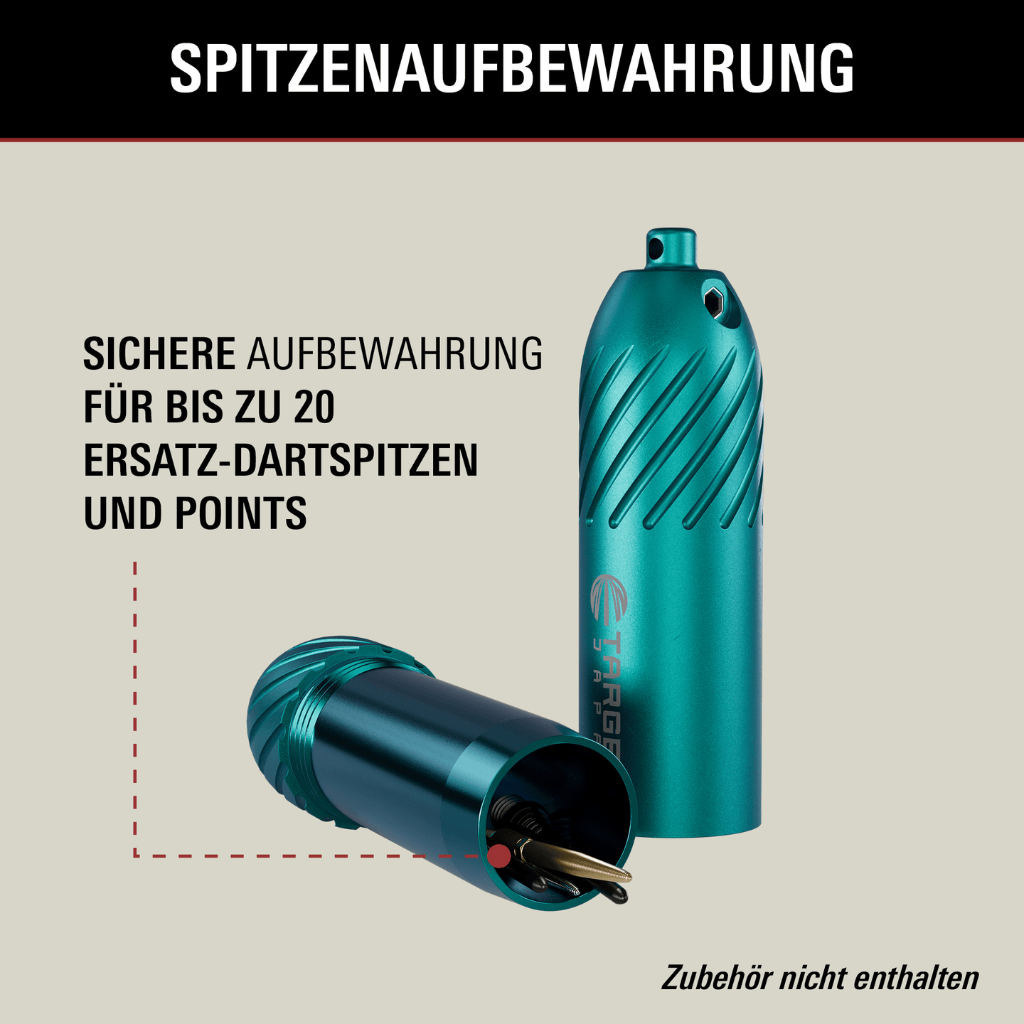 Target Japan AL3 Tip Case - Green Spitzenaufbewahrung