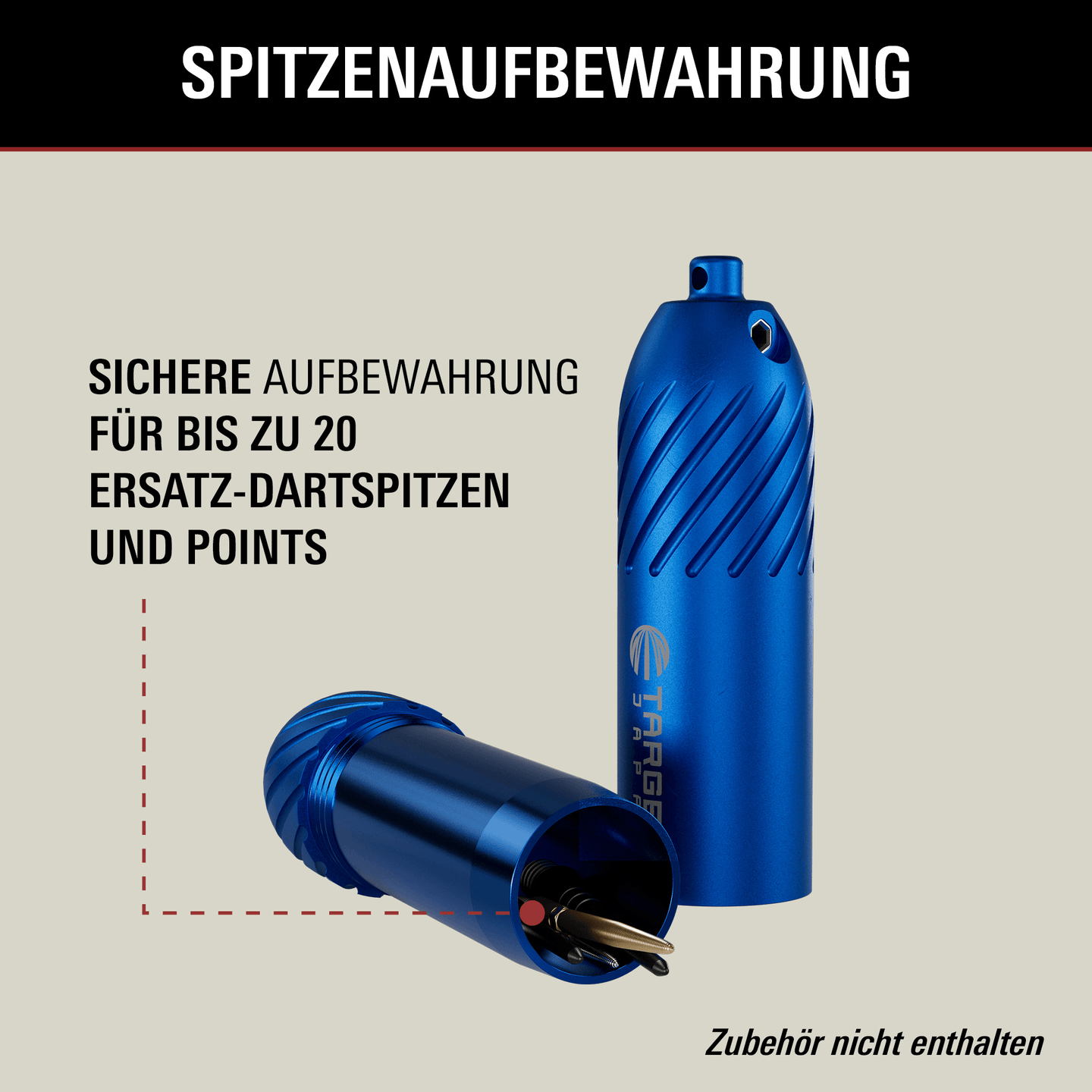 Target Japan AL3 Tip Case - Navy Spitzenaufbewahrung
