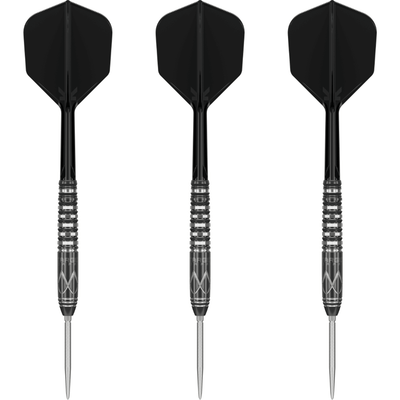 Target Japan Black Marque Chaos Swiss Point Steeldarts Set