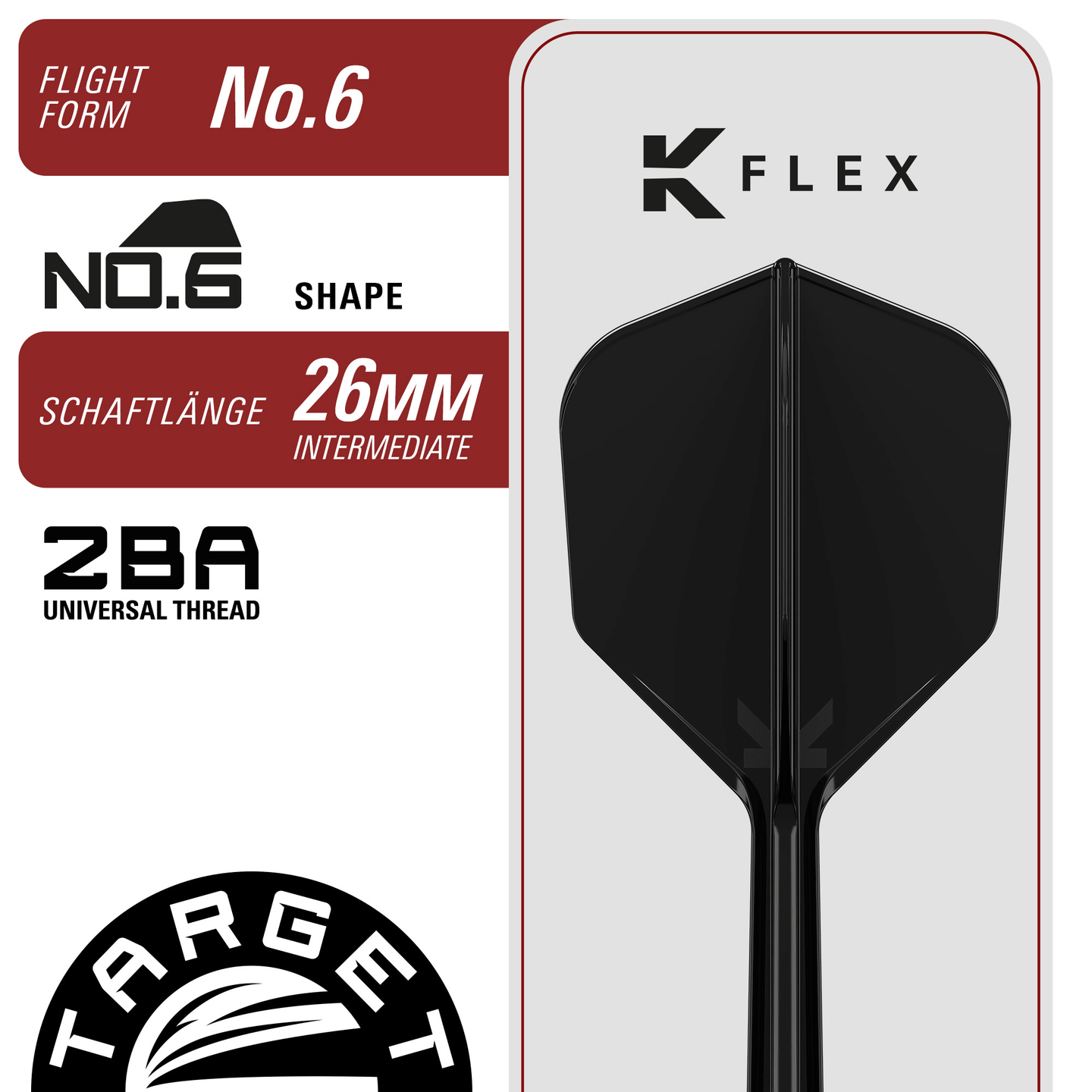 Target Japan Black Marque Creed Softdarts Details K-Flex