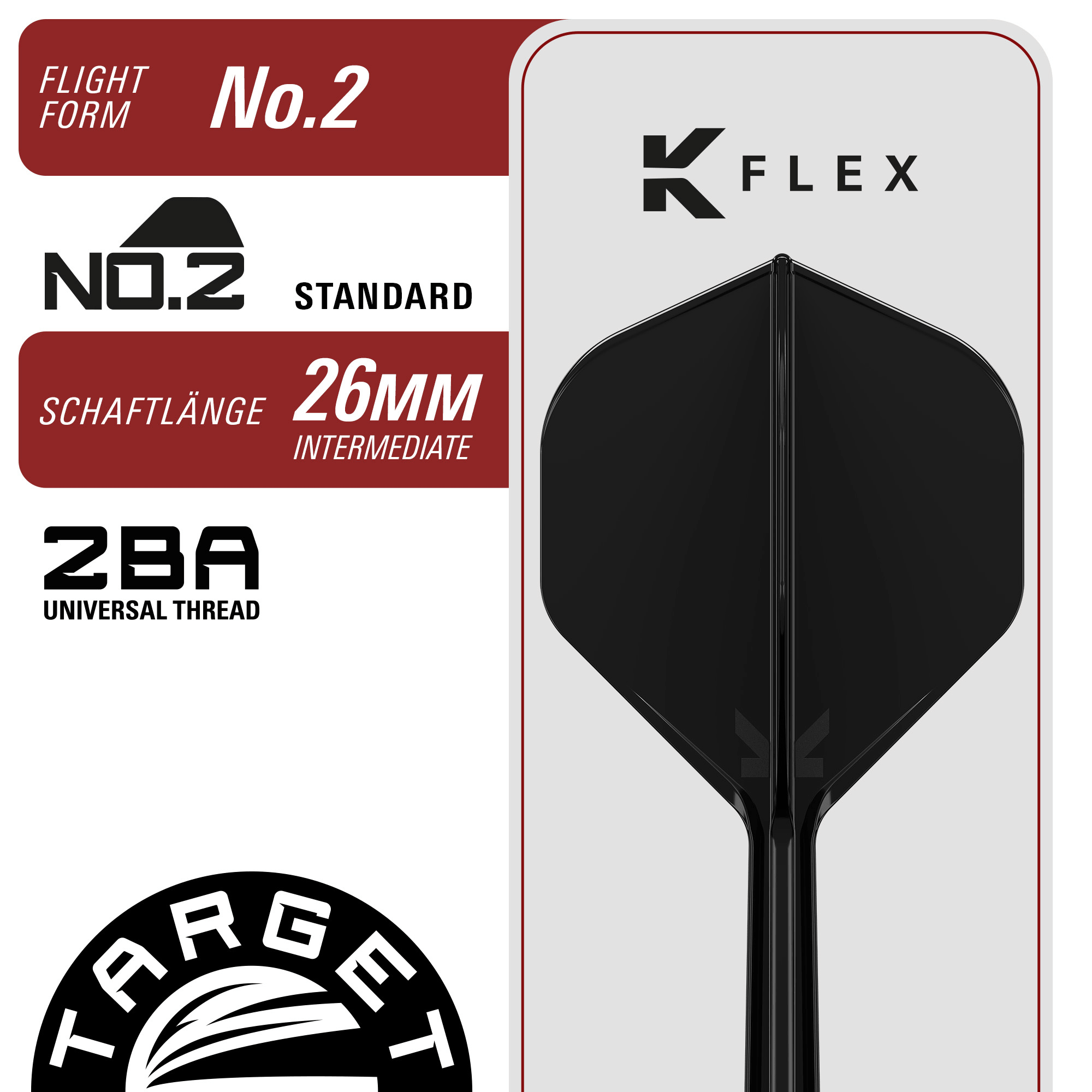 Target Japan Black Marque Enzo Swiss Point Steeldarts Details K-Flex