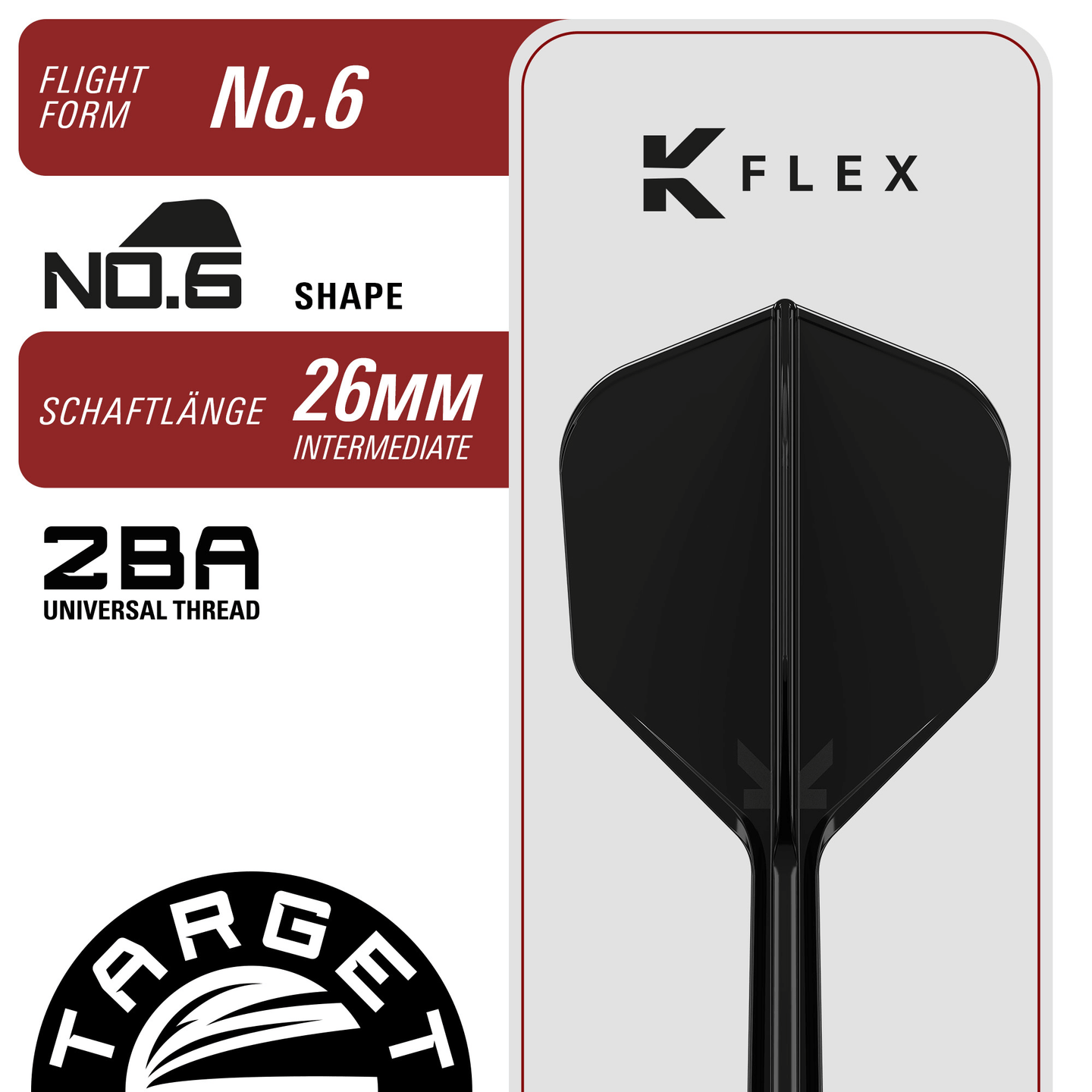 Target Japan Black Marque Pierce Softdarts Details K-Flex
