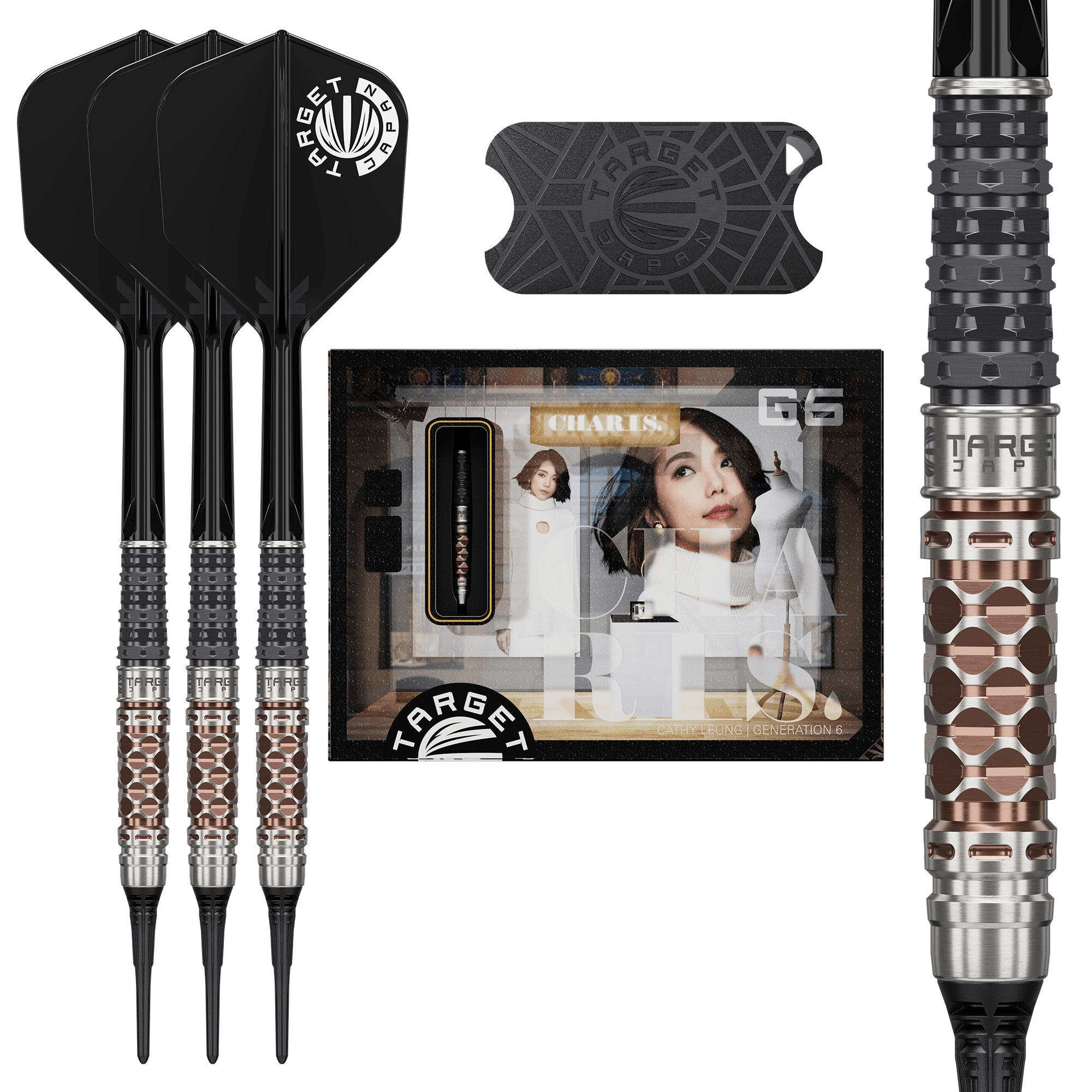 Target Japan Cathy Leung Charis Gen 6 Softdarts Packungsinhalt