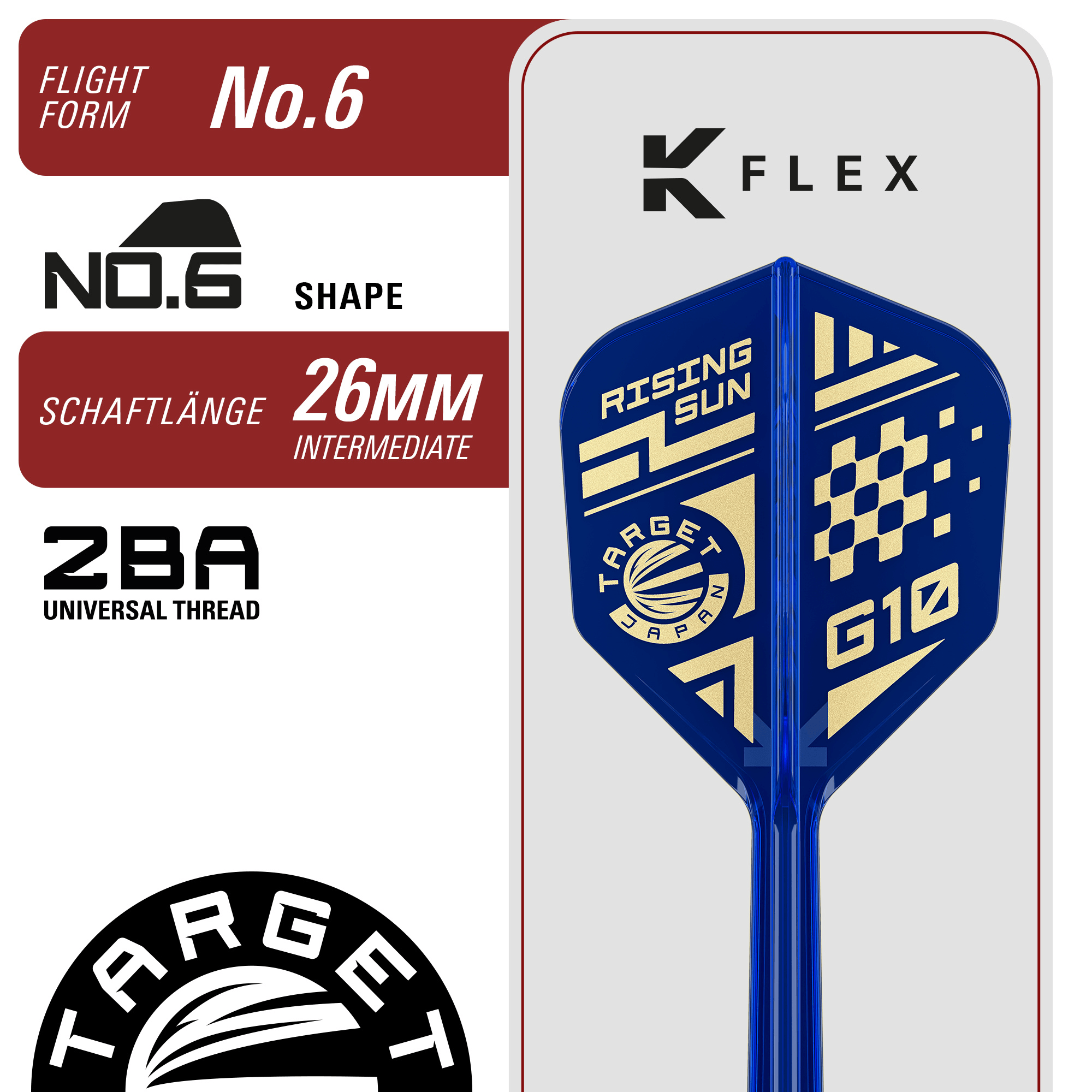 Target Japan Haruki Muramatsu Rising Sun Gen 10.5 Softdarts Details K-Flex