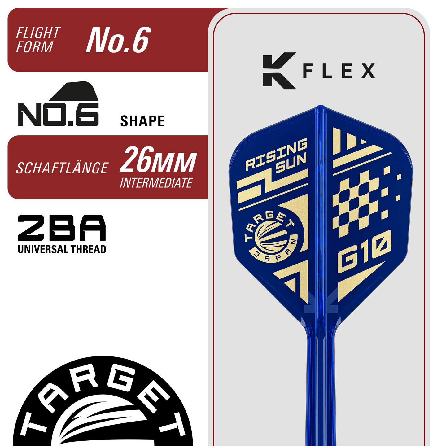Target Japan Haruki Muramatsu Rising Sun Gen 10.5 Softdarts Details K-Flex