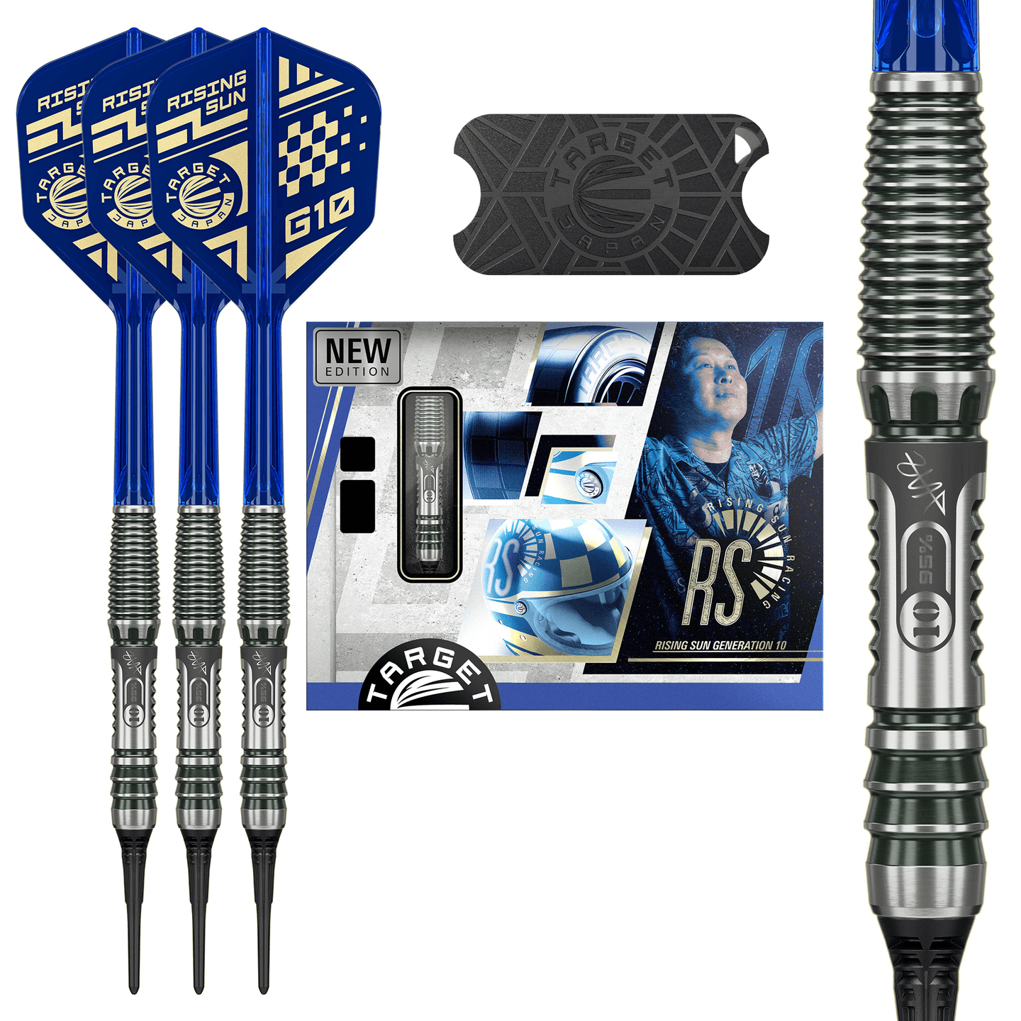 Target Japan Haruki Muramatsu Rising Sun Gen 10.5 Softdarts Packungsinhalt