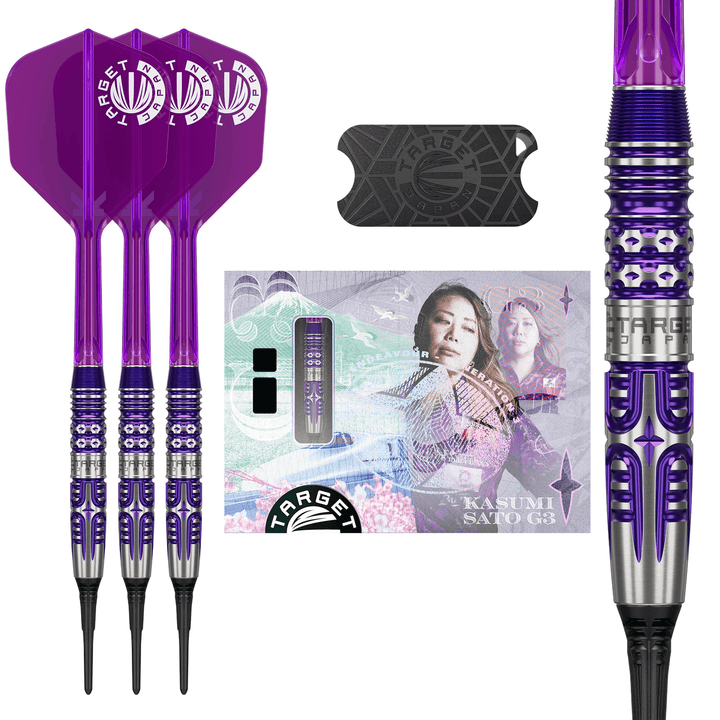 Target Japan Kasumi Sato Endeavor Gen 3 Soft Darts Package Contents