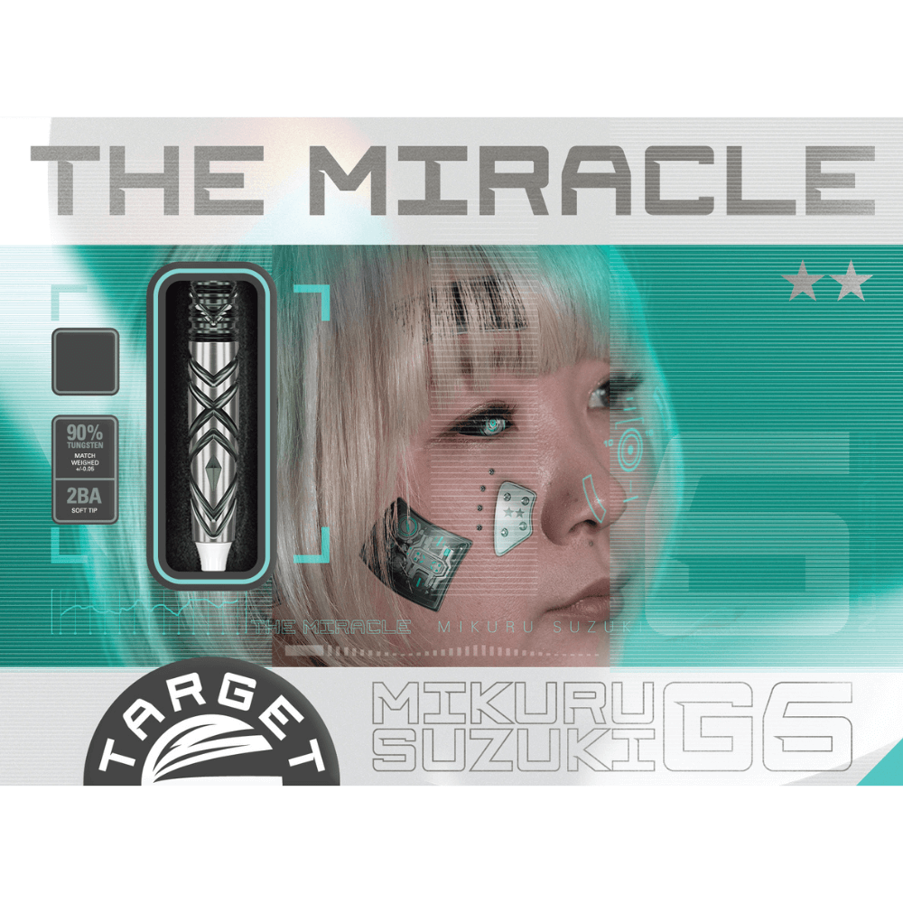 Target Japan Mikuru Suzuki The Miracle Gen 6 Softdarts Packung