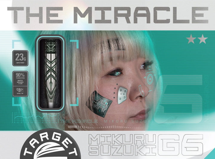 Target Japan Mikuru Suzuki The Miracle Gen 6 Swiss Point Steeldarts Packung