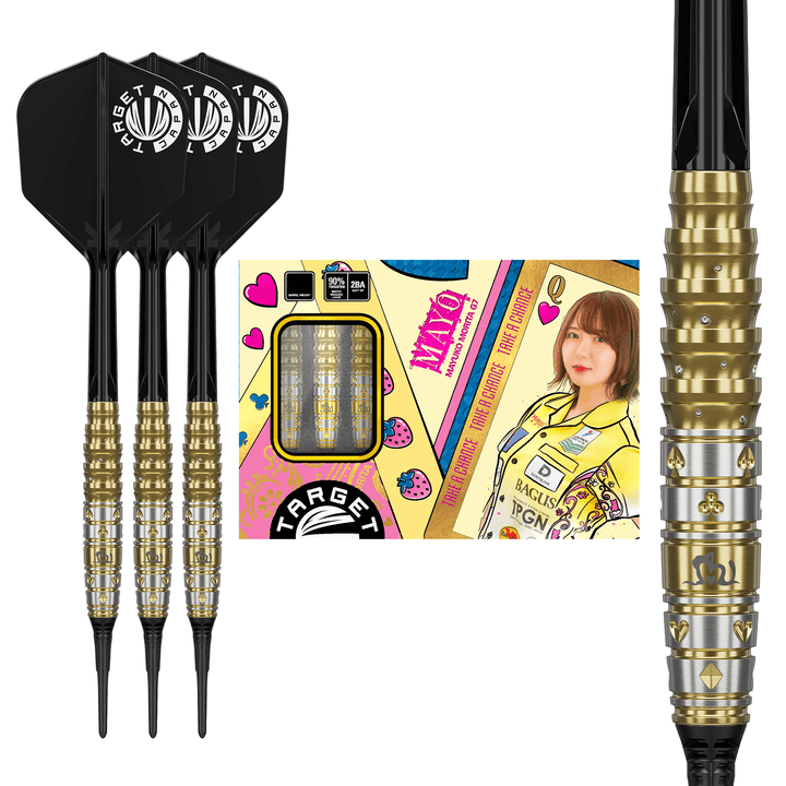 Target Japan Morita Mayuko Prime Series Mayo Gen 7.5 Soft Darts Package Contents