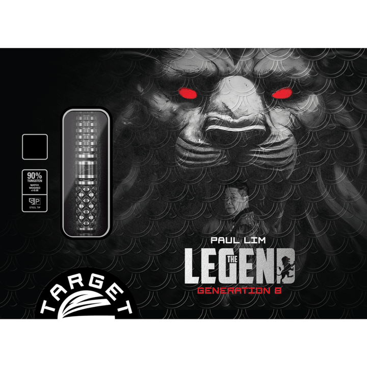 Target Japan Paul Lim The Legend Gen 8 Swiss Point Steeldarts Packung