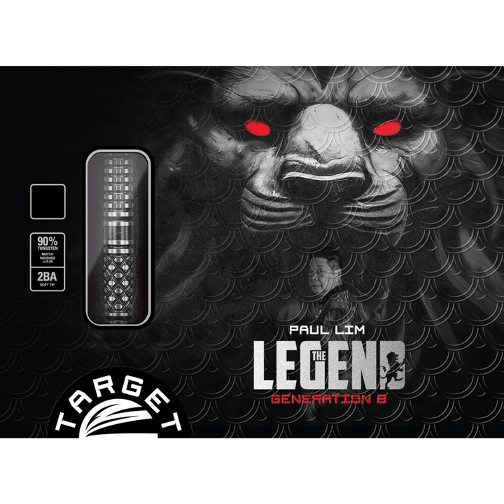 Target Japan Paul Lim The Legend Gen 8 Softdarts Packung