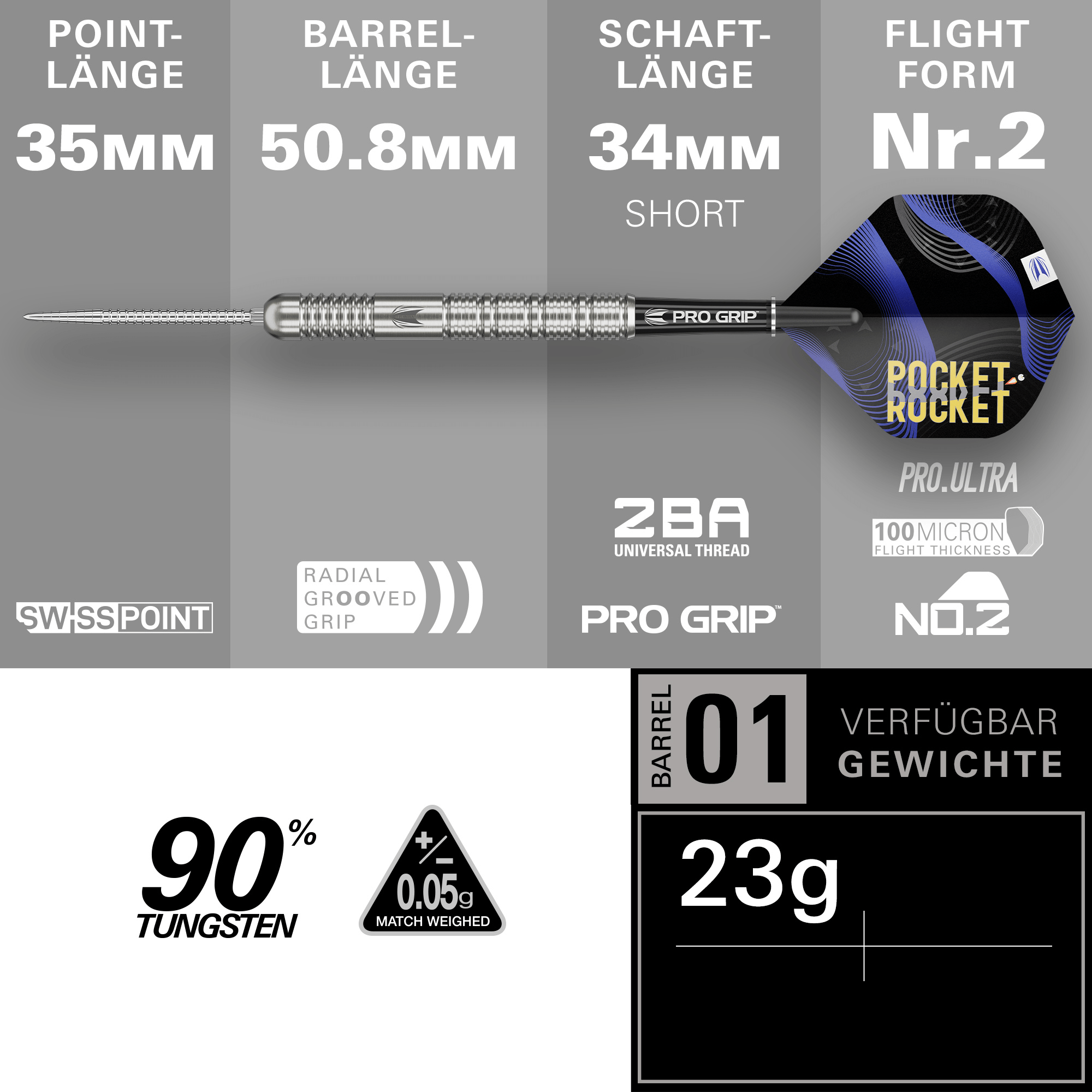 Target Justin Hood Gen 1 Swiss Point Steeldarts Maße