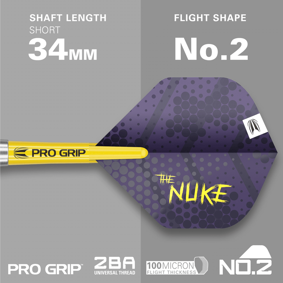 Target Luke Littler Brass Steeldarts Dimensions Shaft and Flight