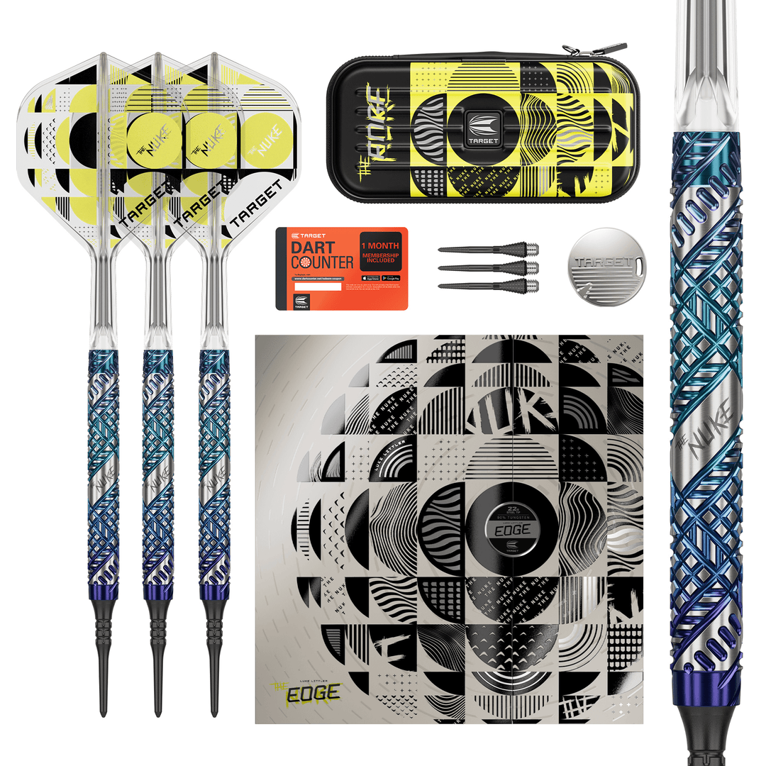 Target Luke Littler Edge Softdarts Packungsinhalt