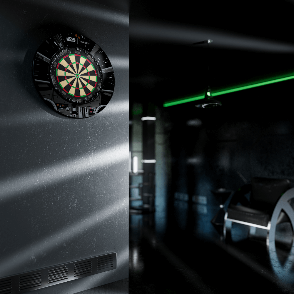 Target Millennium Falcon Surround and Board Set Ansicht Montiert
