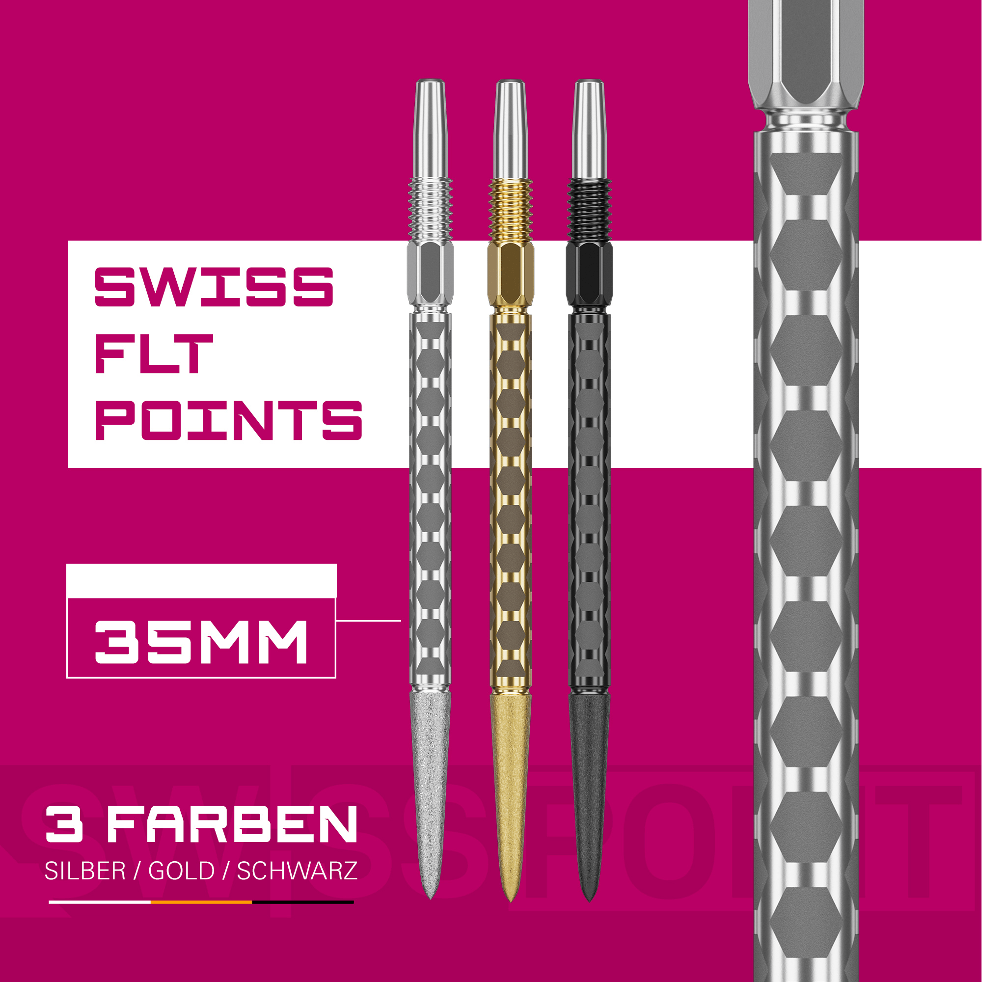 Target Swiss Point FLT Spitzen - Gold Farben