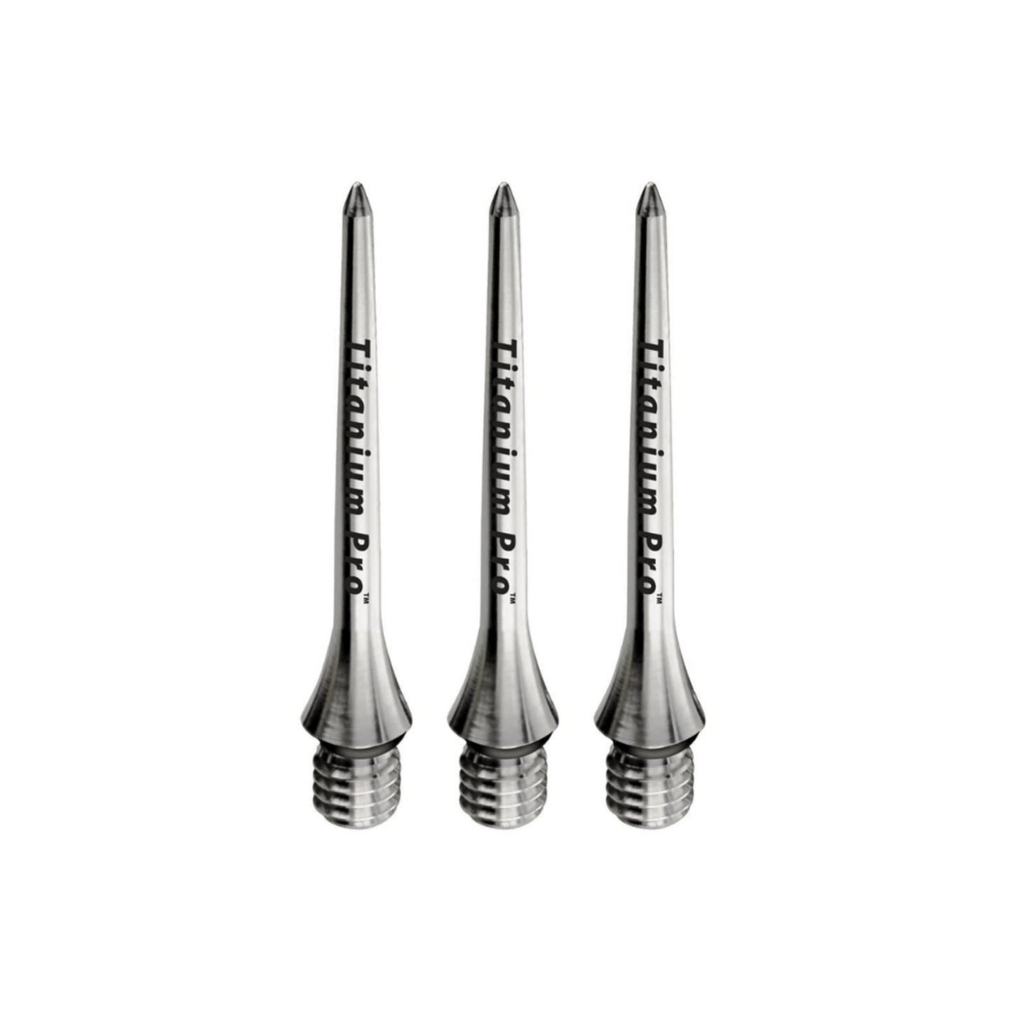 Target Titanium Pro Conversion Steeldart Spitzen - Silber Set