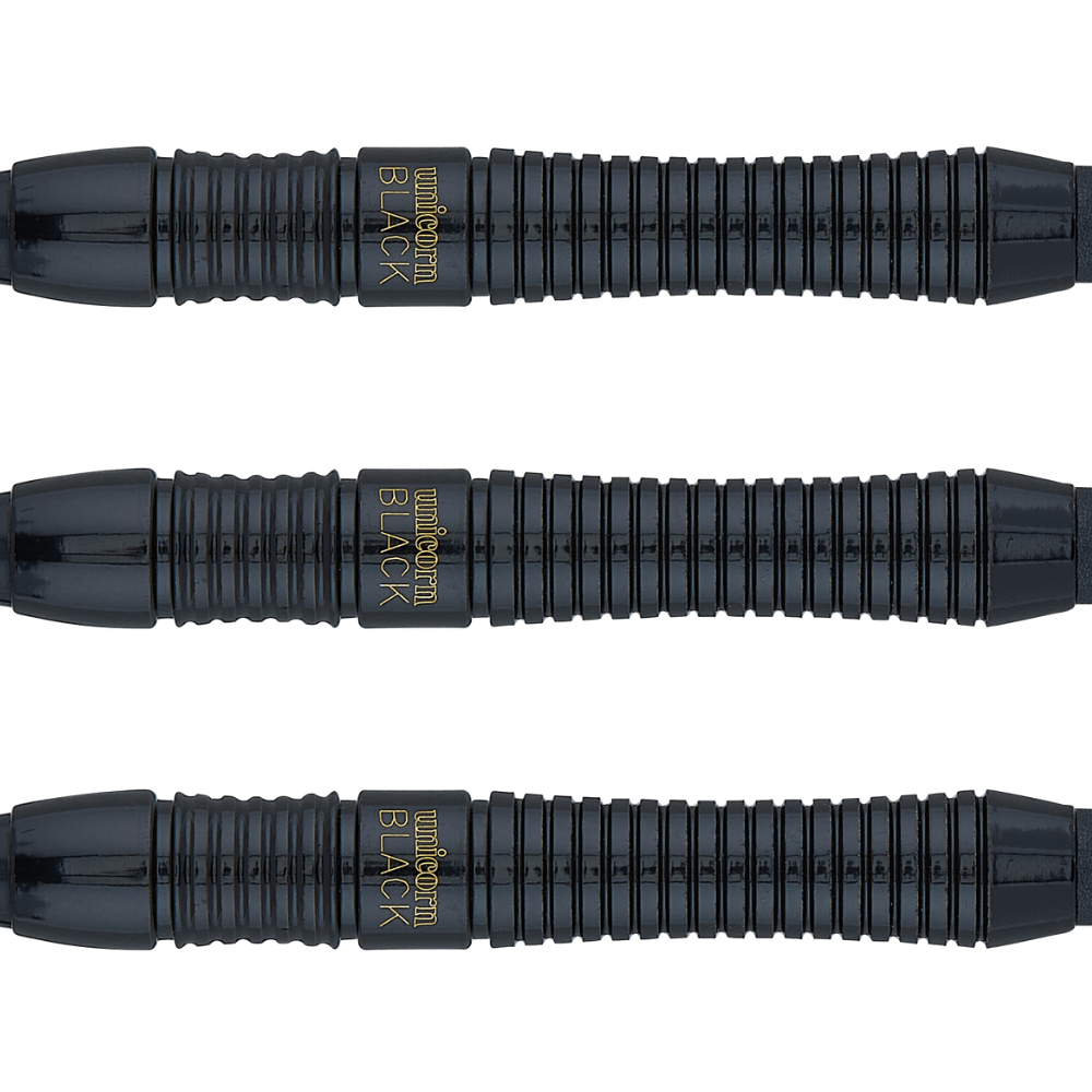 Unicorn Core Plus Win Black Brass Softdarts Detail 