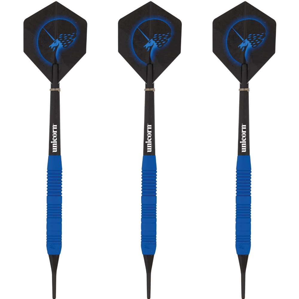 Unicorn Core Plus Win Blue Brass Softdarts Set