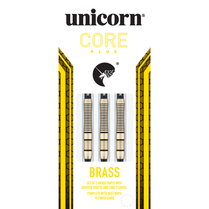 Unicorn Core Plus Win Brass Softdarts Packung 
