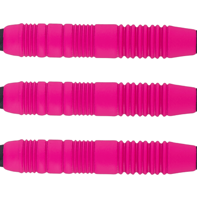 Unicorn Core Plus Win Pink Brass Softdarts Detail