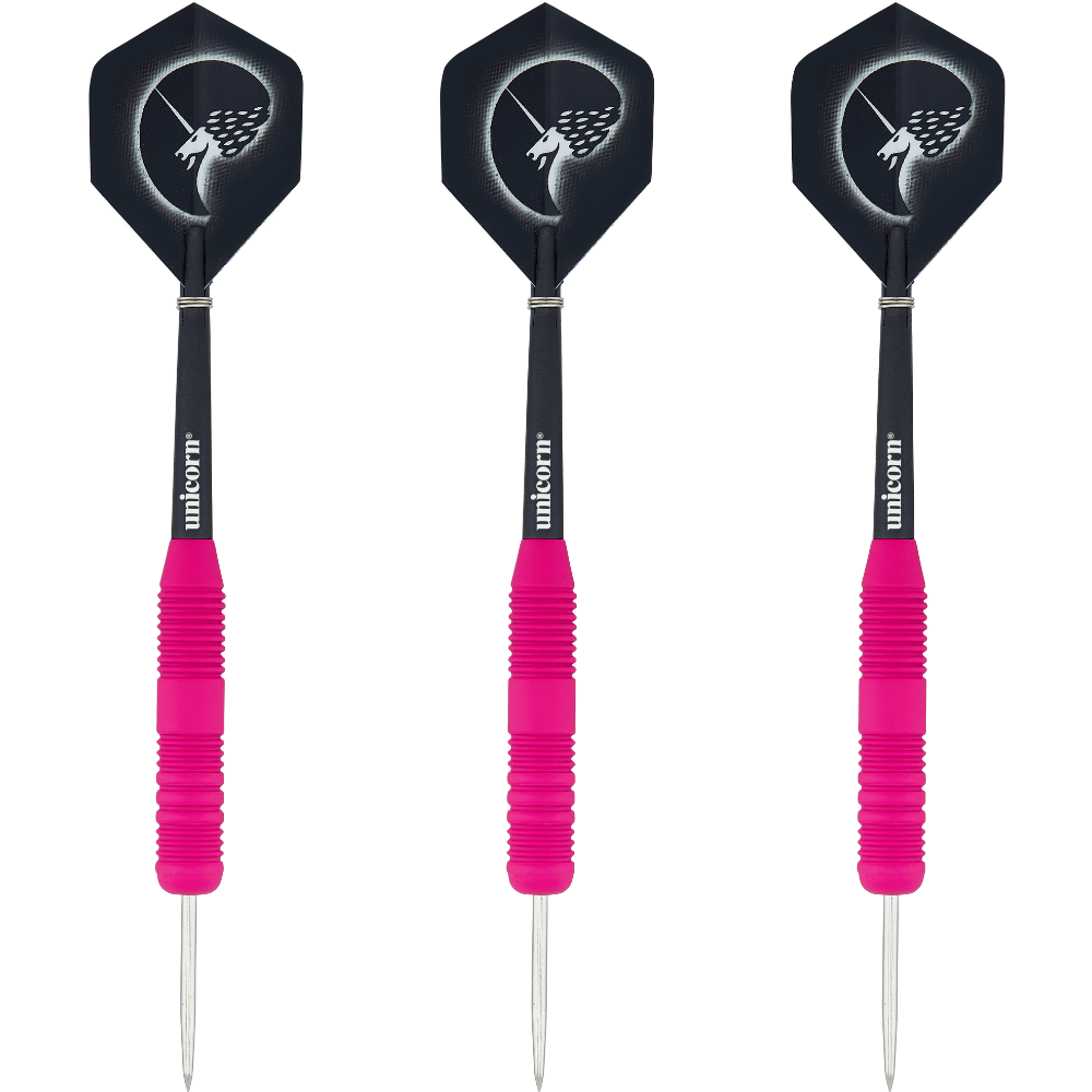 Unicorn Core Plus Win Pink Brass Steeldarts Set