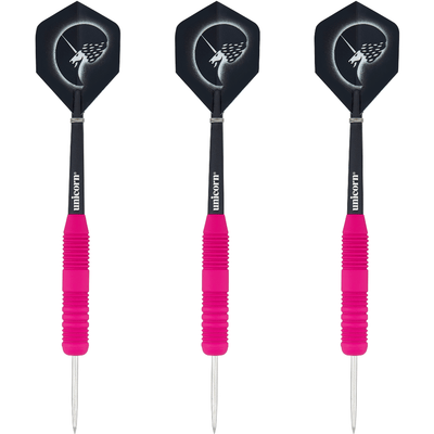 Unicorn Core Plus Win Pink Brass Steeldarts Set