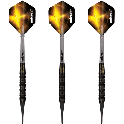 Unicorn Gary Anderson Black Brass Softdarts Set