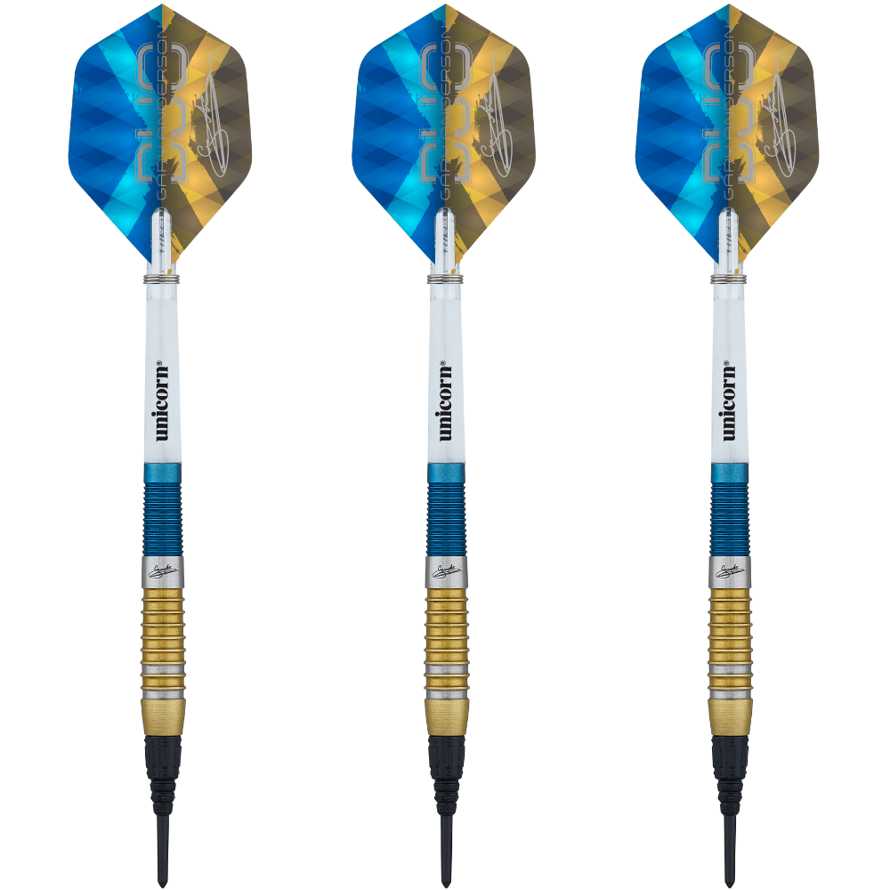 Unicorn Gary Anderson Duo Softdarts Set